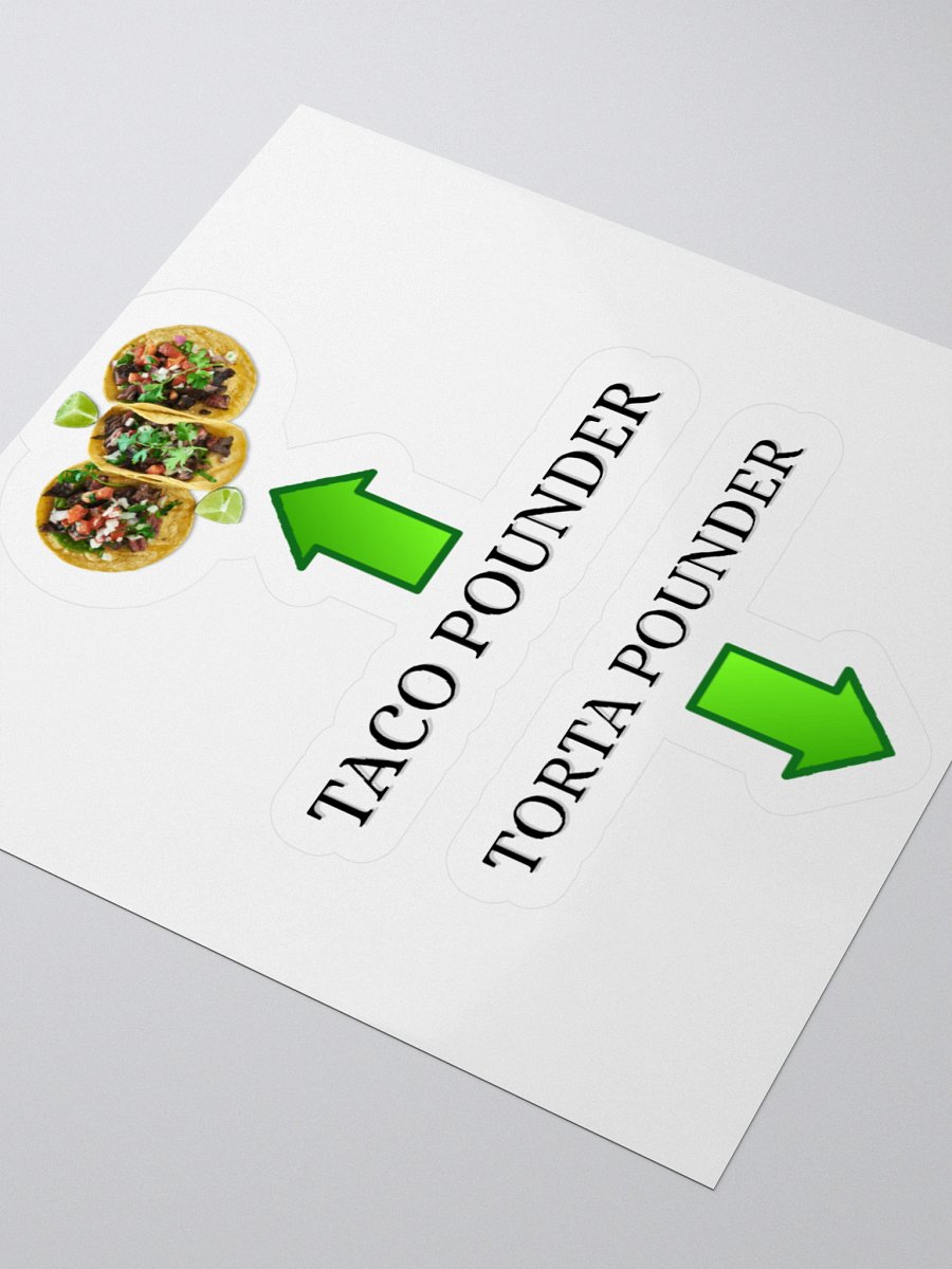 Taco Pounder Torta Pounder Sticker product image (3)