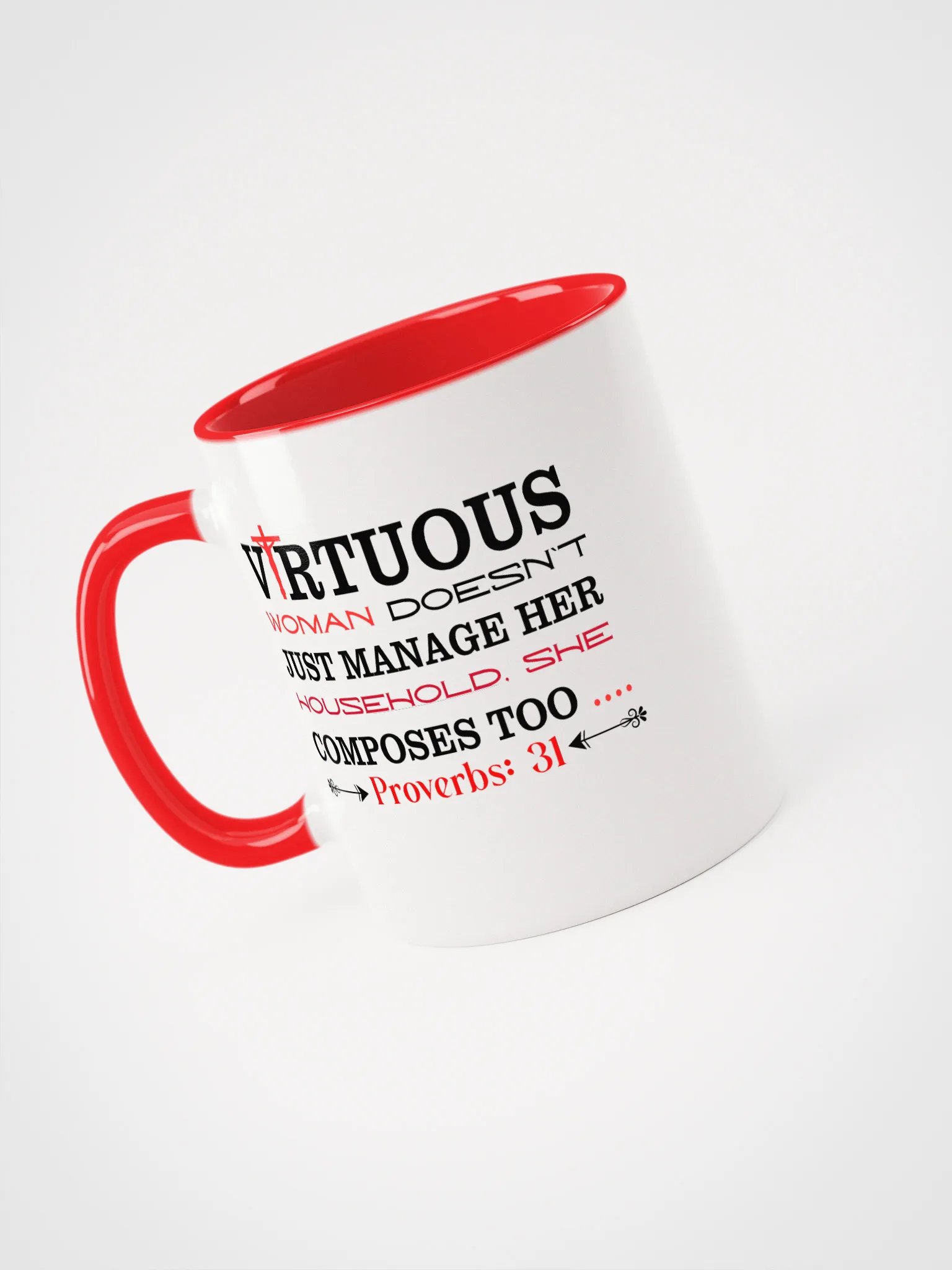 Virtuous Woman Inspirational Ceramic Mug product image (4)