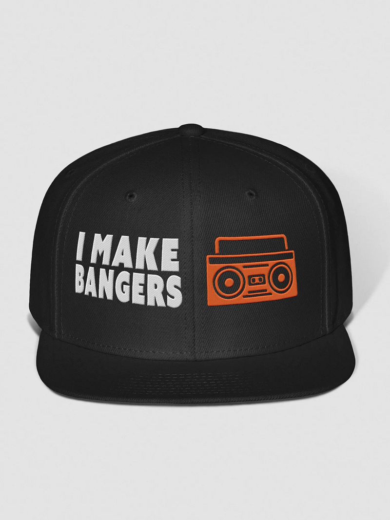 I Make Bangers Snapback Flatbrim