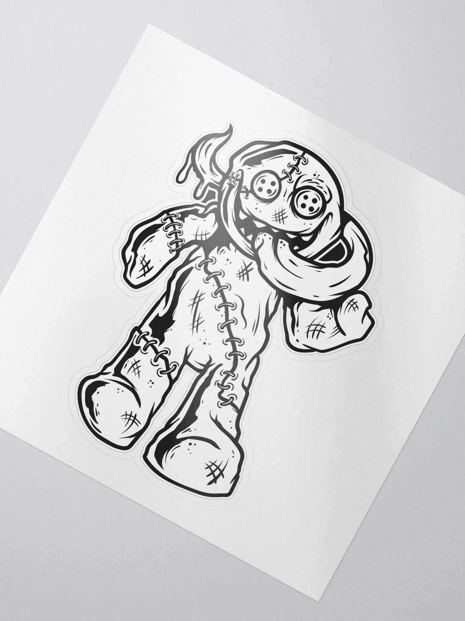 Voodoo Metal Sticker product image (2)
