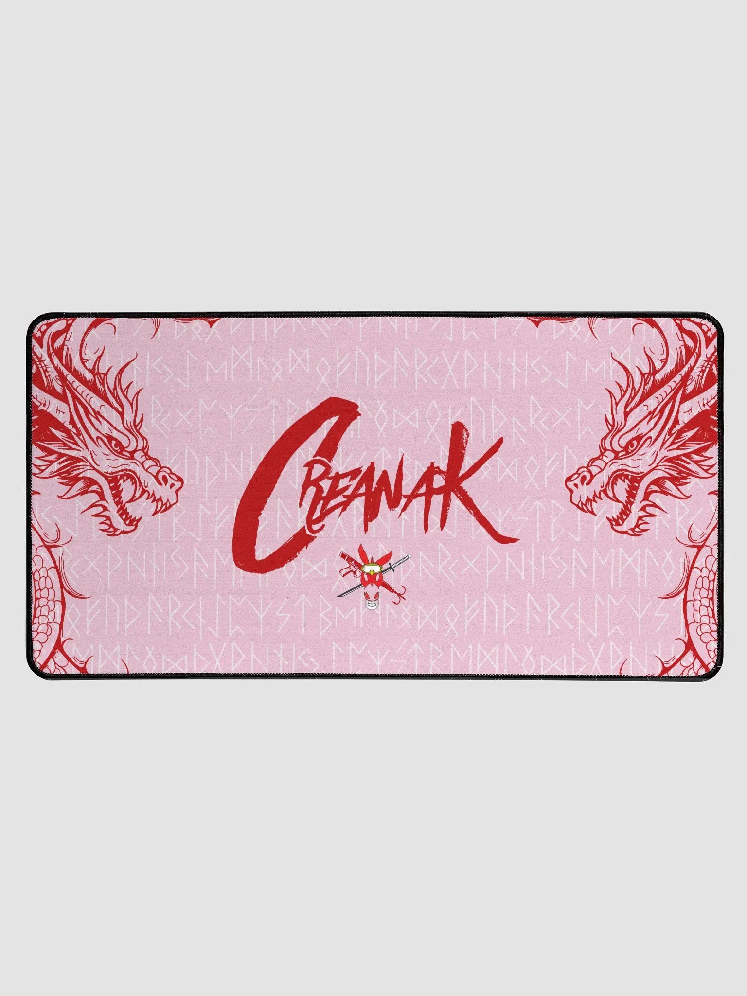 Red Dragon(Pink BG) - Neoprene product image (1)