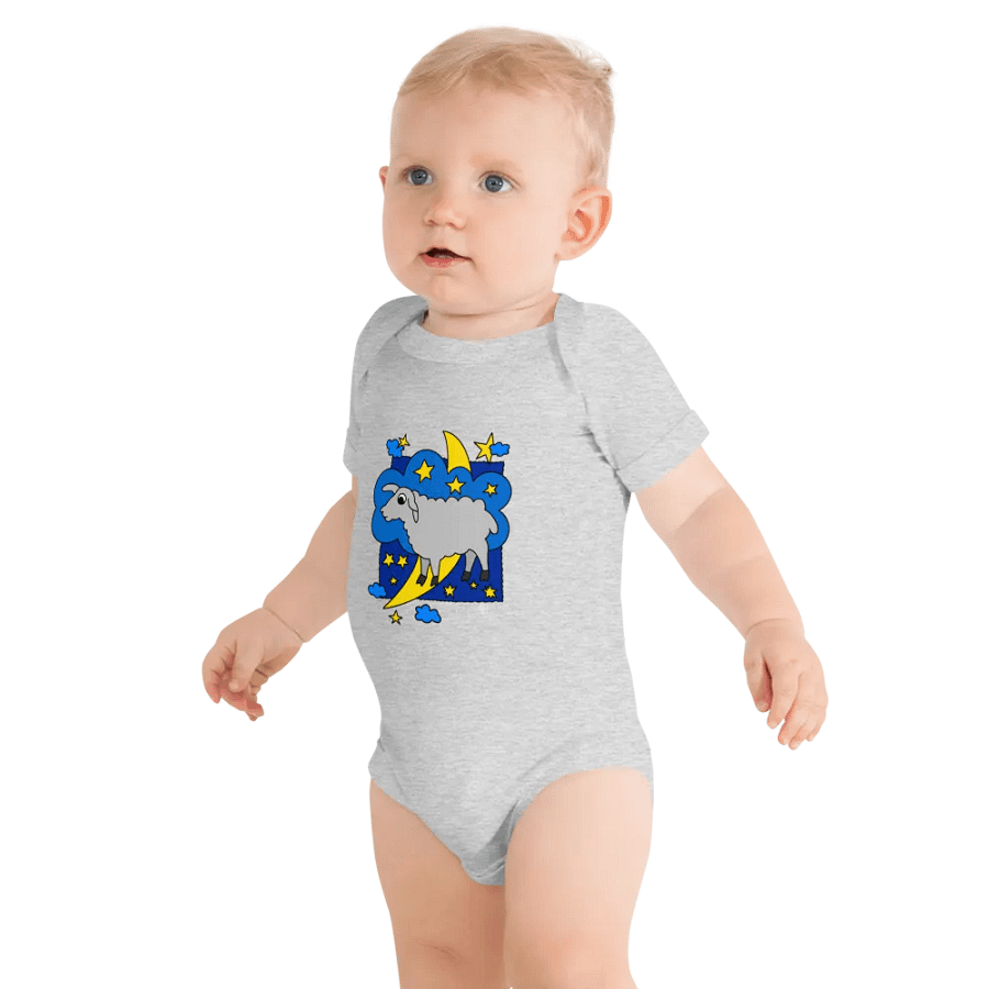 Sleepy Sheep - Baby Onesie product image (11)