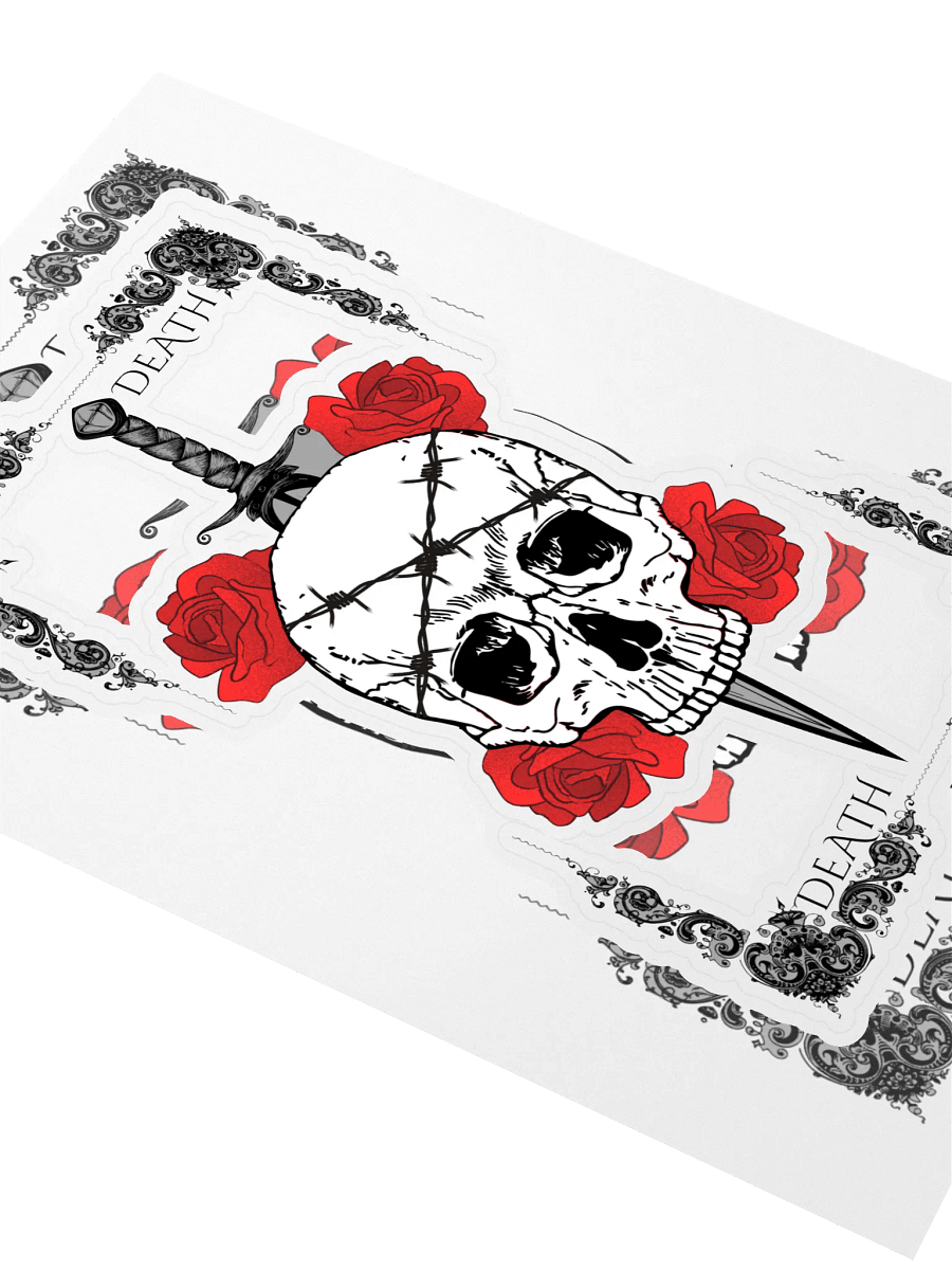 Skull and Roses Sticker Sheet product image (2)