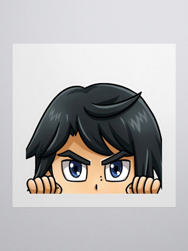 Grizexia Peek Emote Sticker product image (1)