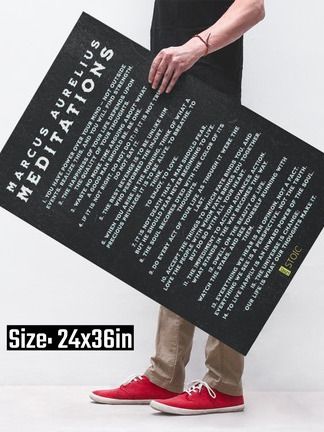 Meditations by Marcus Aurelius Poster product image (2)