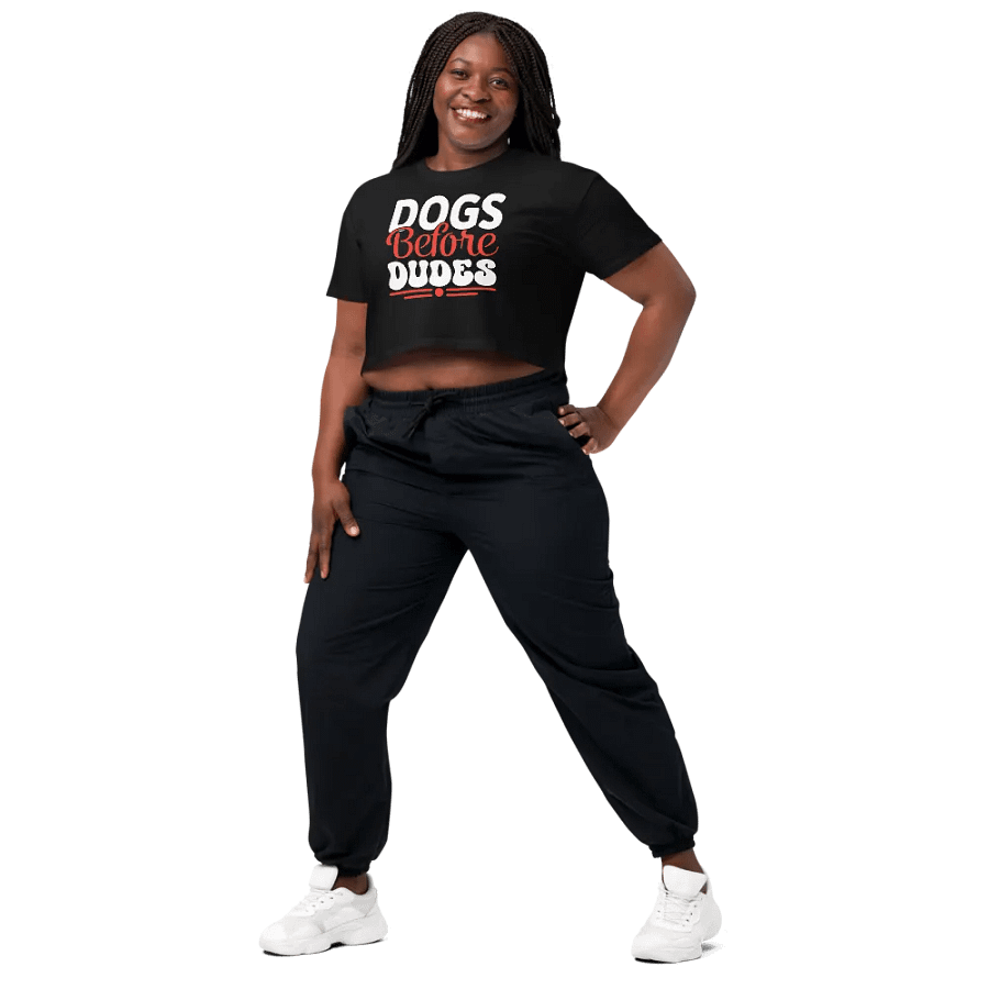 DOGS Before DUDES Crop Top product image (10)