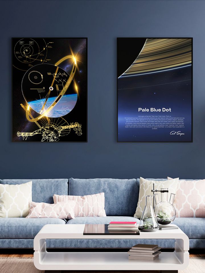 NASA Voyager 1 Golden Record — space poster, science print product image (2)