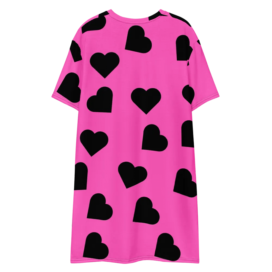Love Pattern Ladies T Shirt Dress product image (7)
