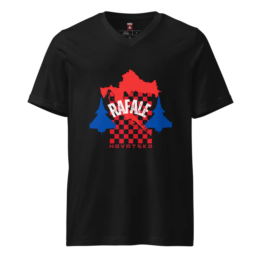 Rafale Hrvatska (Croatia)V-Neck T-Shirt product image (1)