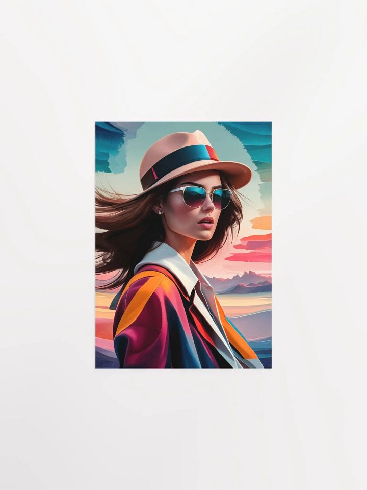 Abstract illustration of a Woman Poster - 12 product image (2)