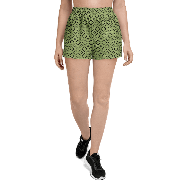 Bumble Delight Geometric All Over Print Unisex Athletic Shorts product image (1)