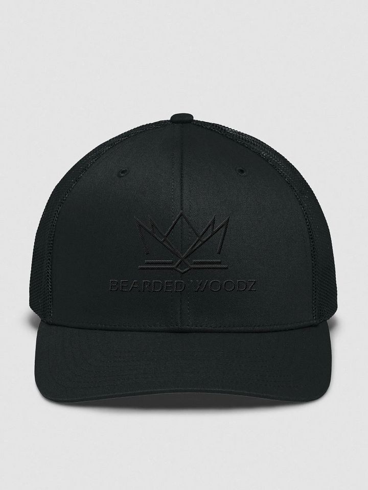 Bearded Woodz Trucker Cap (Black Embroidery) product image (1)