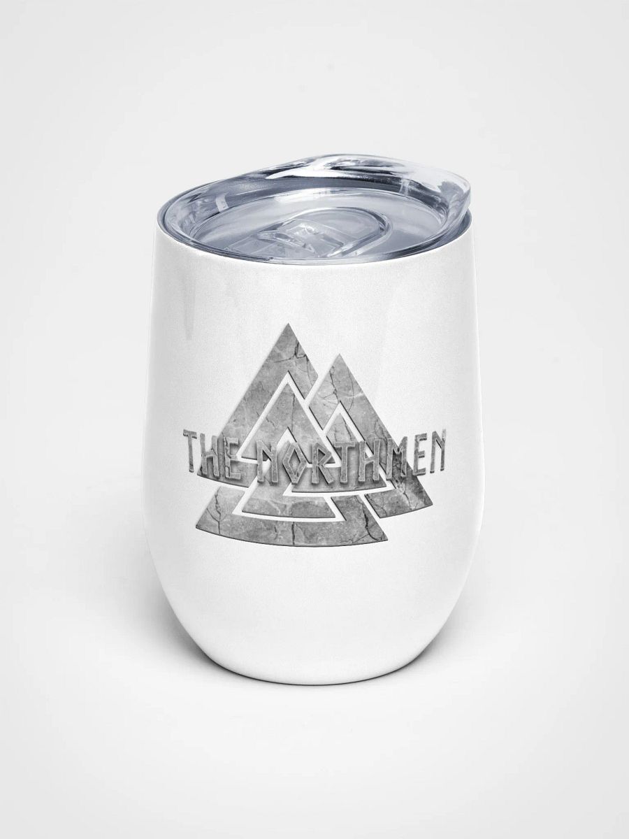 The Northmen Valknut - Grey - Wine Tumbler product image (1)