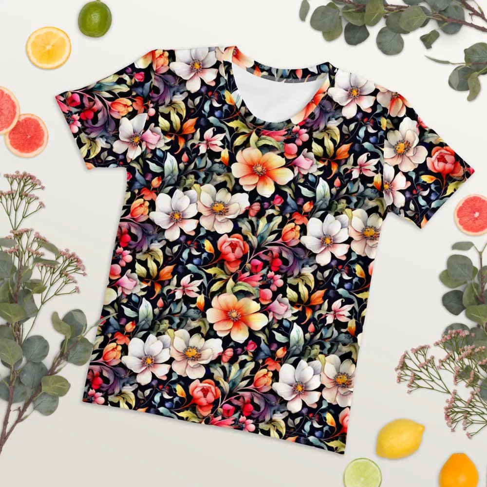 Floral Pattern All Over Print T-shirt product image (7)