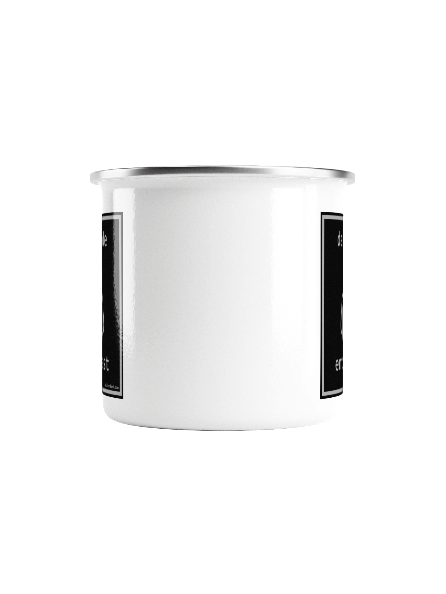 Dark Mode Enthusiast (Enamel Camp Mug) product image (2)