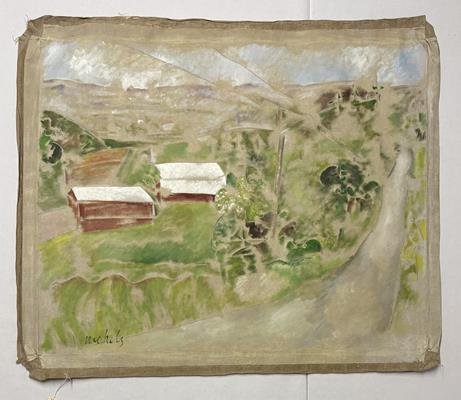 View from Mt. Pisgah (1986) (46" x 52") on Rolled Canvas product image (1)