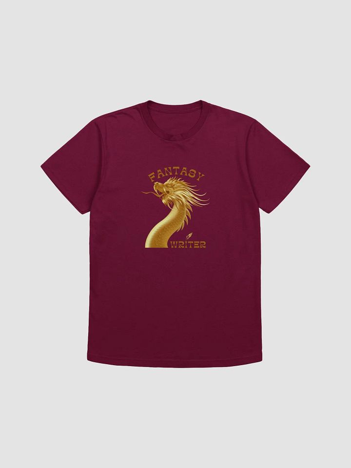 Fantasy Writer Dragon t-shirt - Gold/Red product image (1)