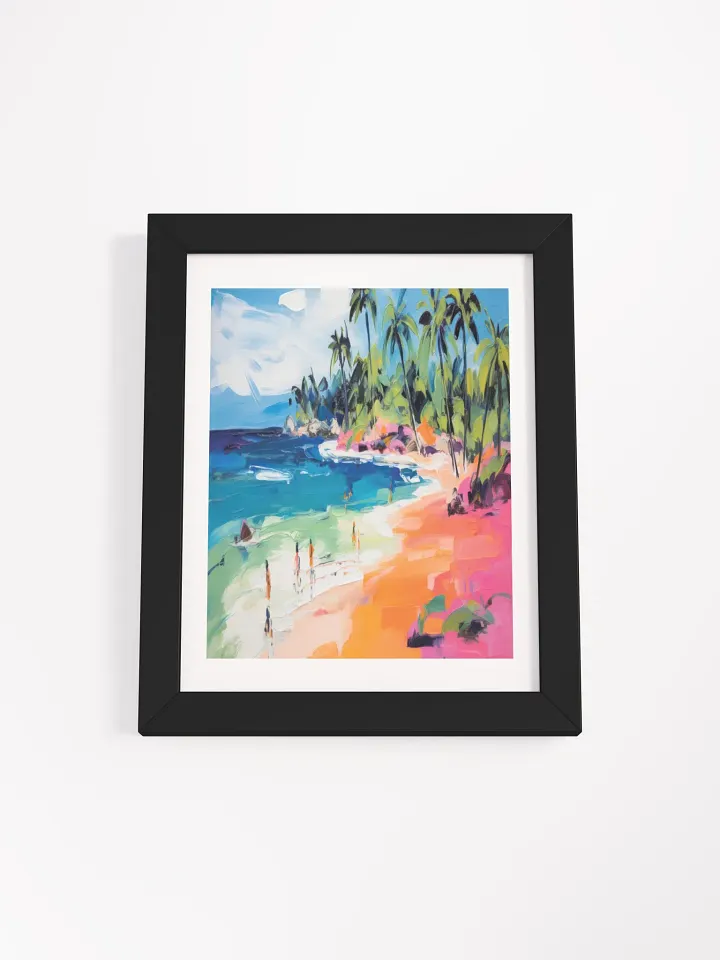 Tropical Bliss Framed Matte Poster product image (1)