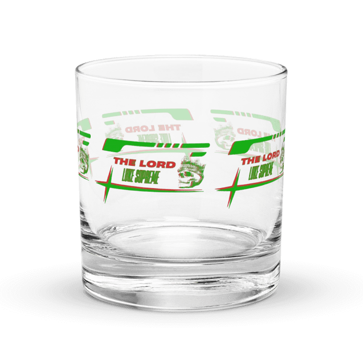 The Lord Luke Supreme Green and Red Logo Rocks Glass Set product image (2)