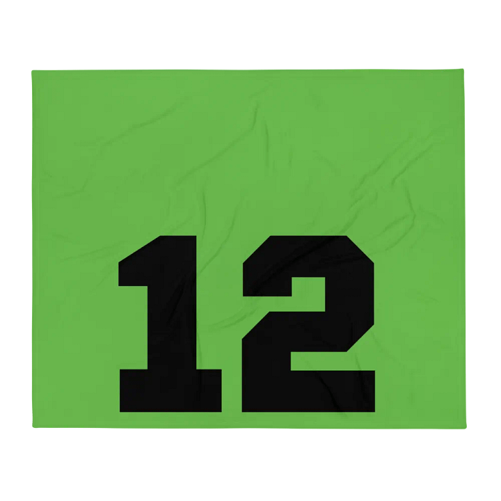 12 agents fav number blanket product image (2)