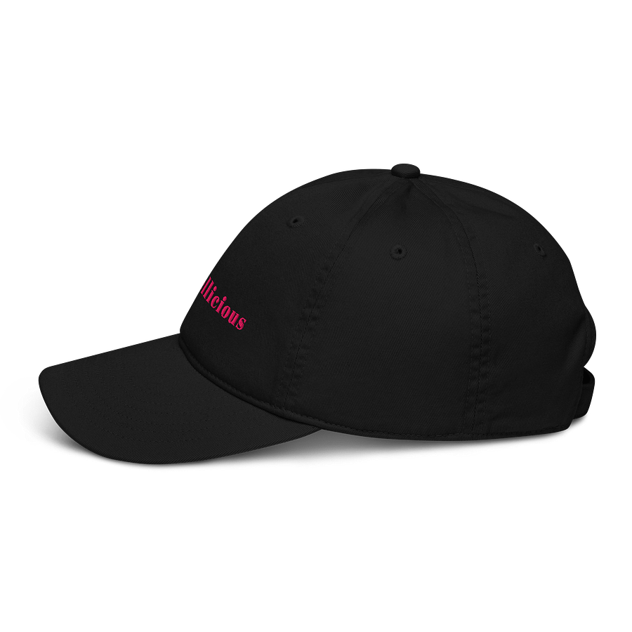 Rebellicious Organic Dad Hat Pink Text product image (3)