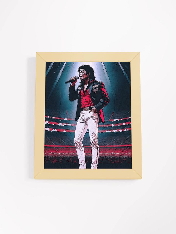 Michael Jackson Stage Presence Framed Matte Art product image (10)