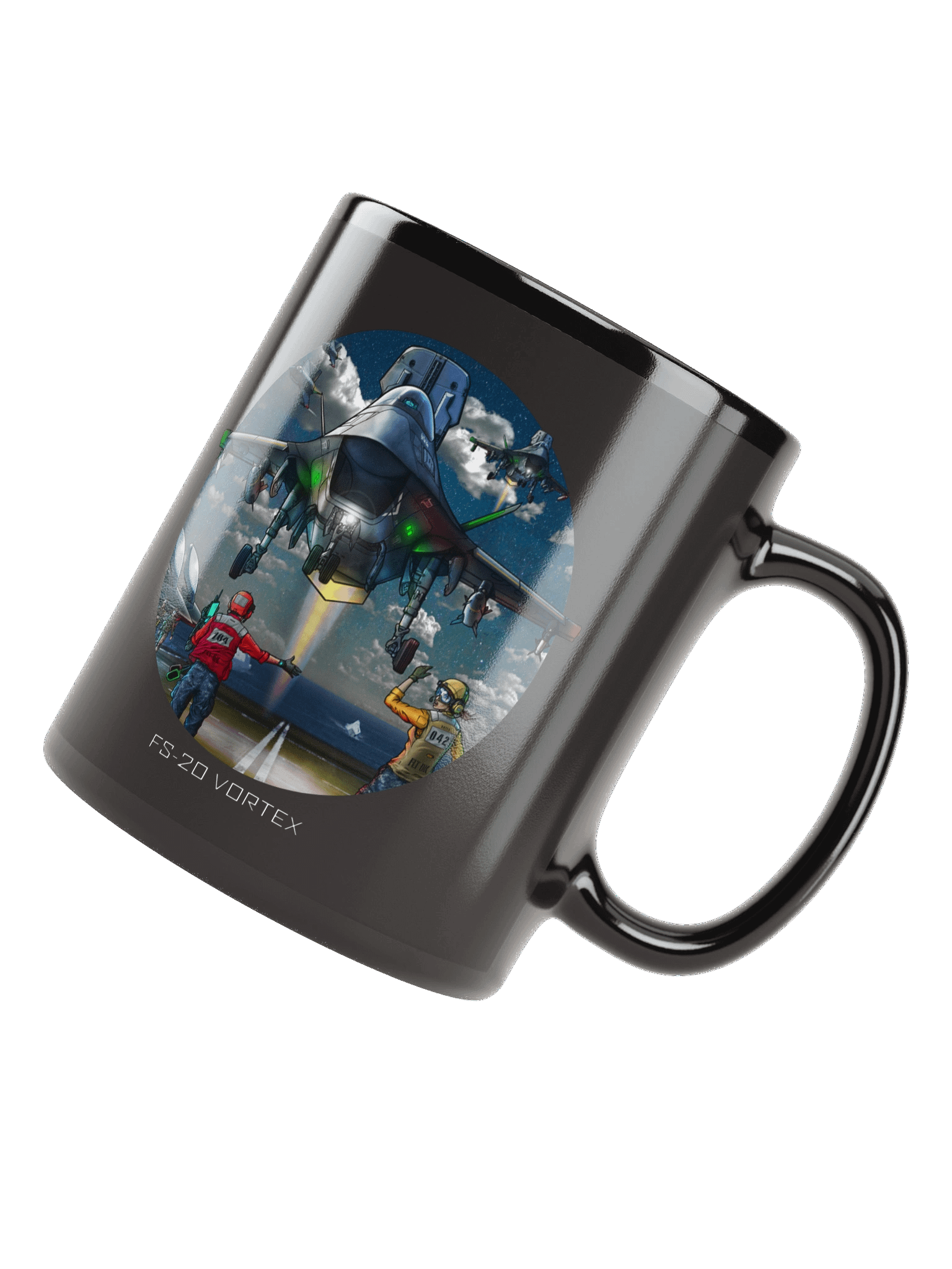 Vortex - Grey Flat (Night) 11oz. Mug product image (4)