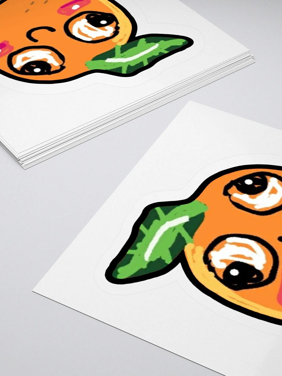 Derp orange sticker product image (12)