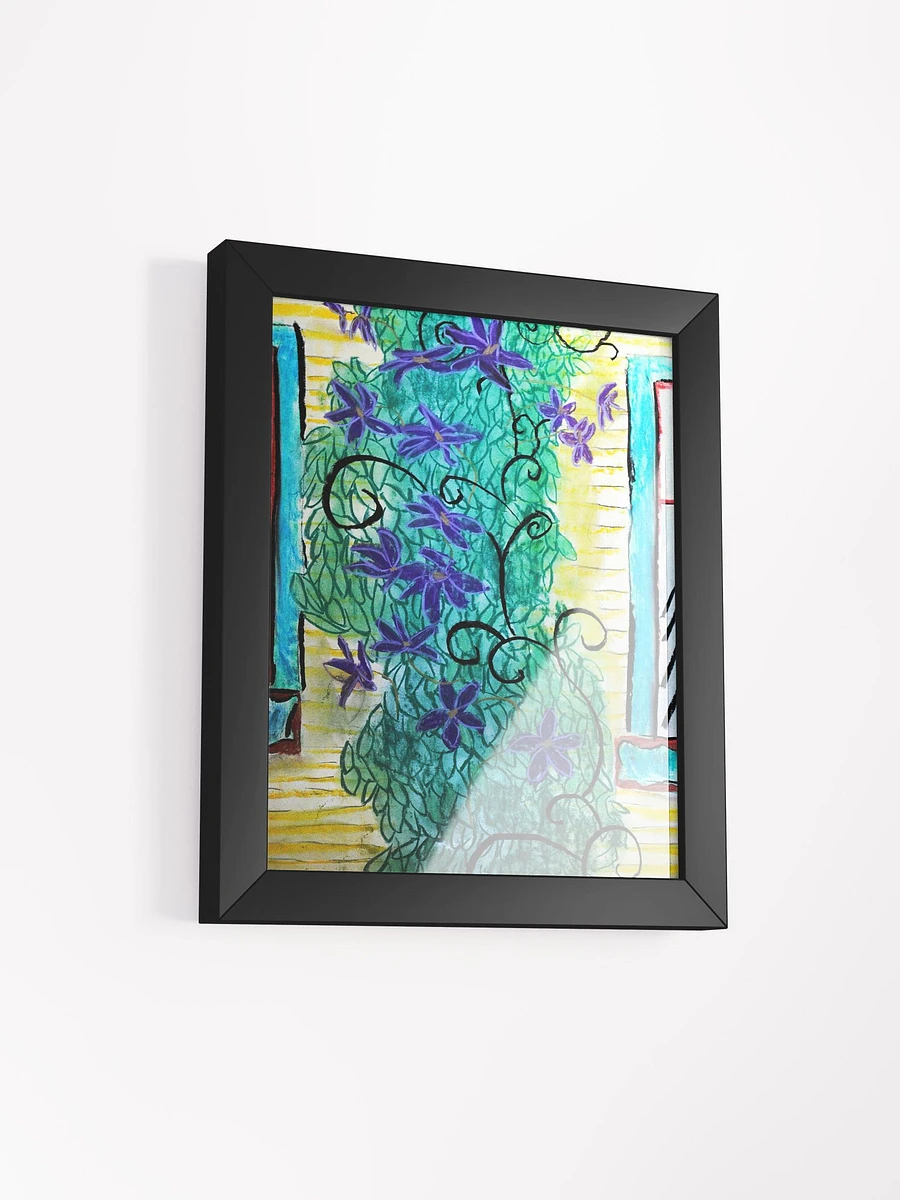 Climbing Purple Vines Framed Poster product image (41)
