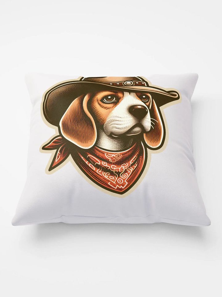 Cowboy Beagle -Pillow product image (1)
