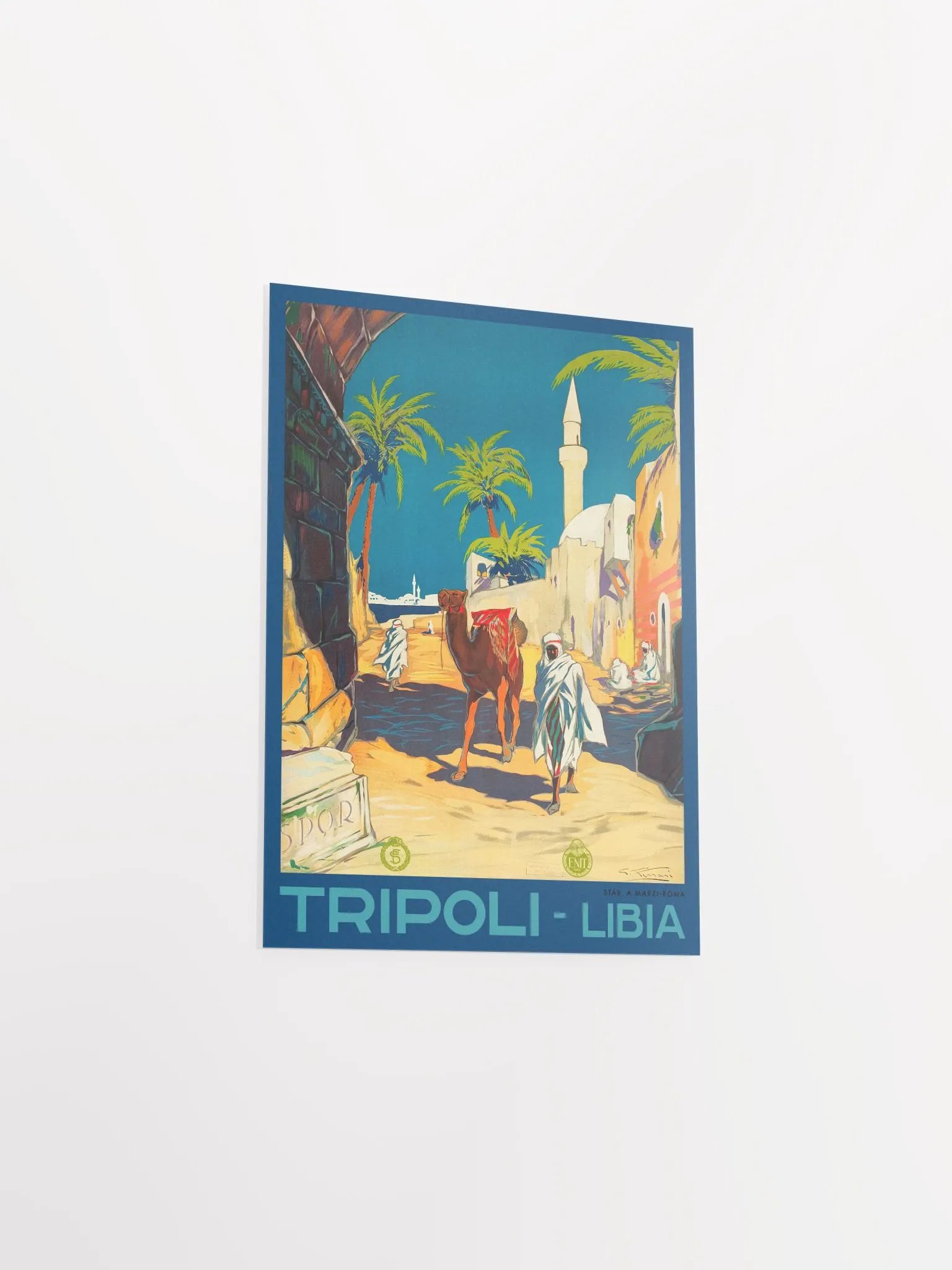 Tripoli, Libya (ENIT, 1930) — retro vintage travel poster, retro travel art, retro travel wall art product image (9)
