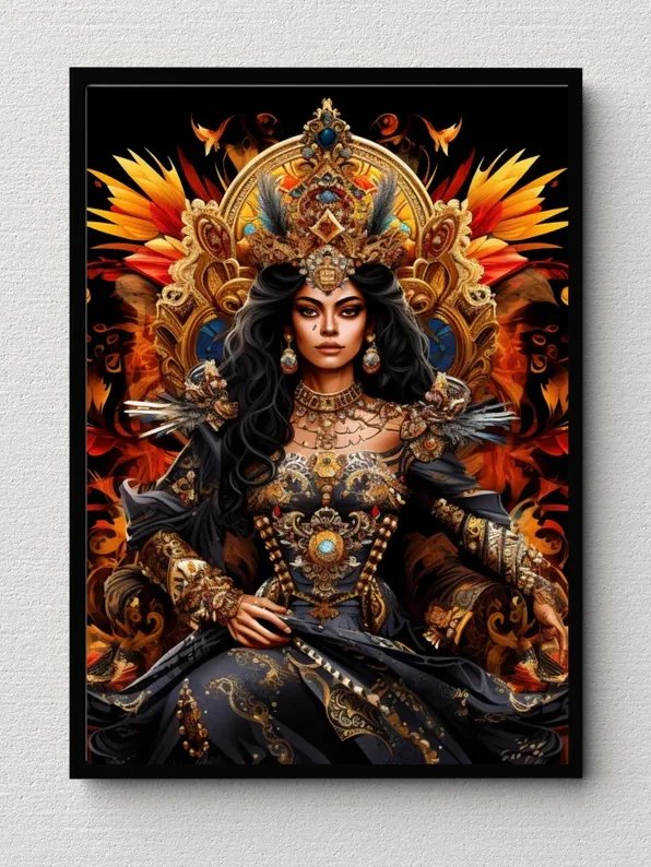 Wall Art Mexican Queen Framed High-Quality Matte Poster (in) product image (145)