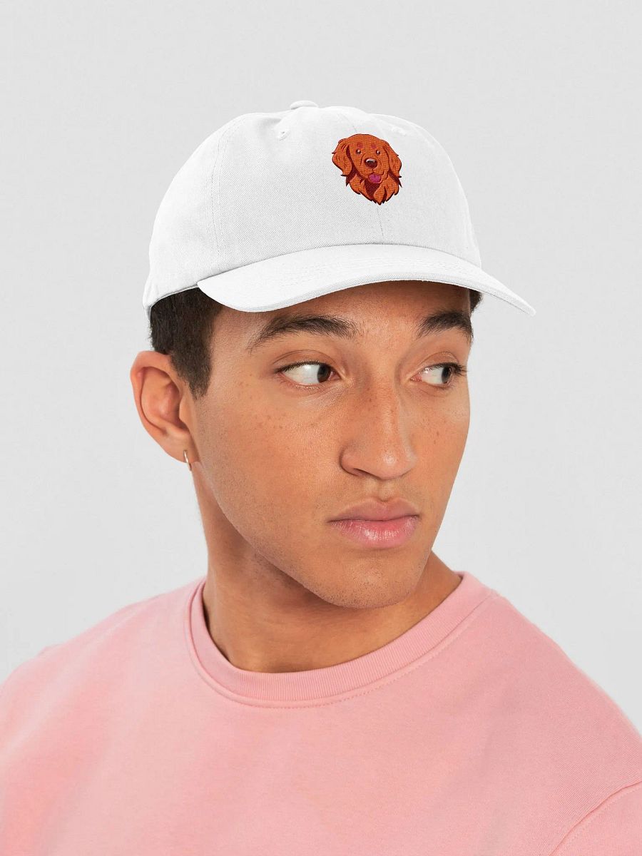 Friendly Golden Retriever Pup Embroidered Dad Hat product image (38)