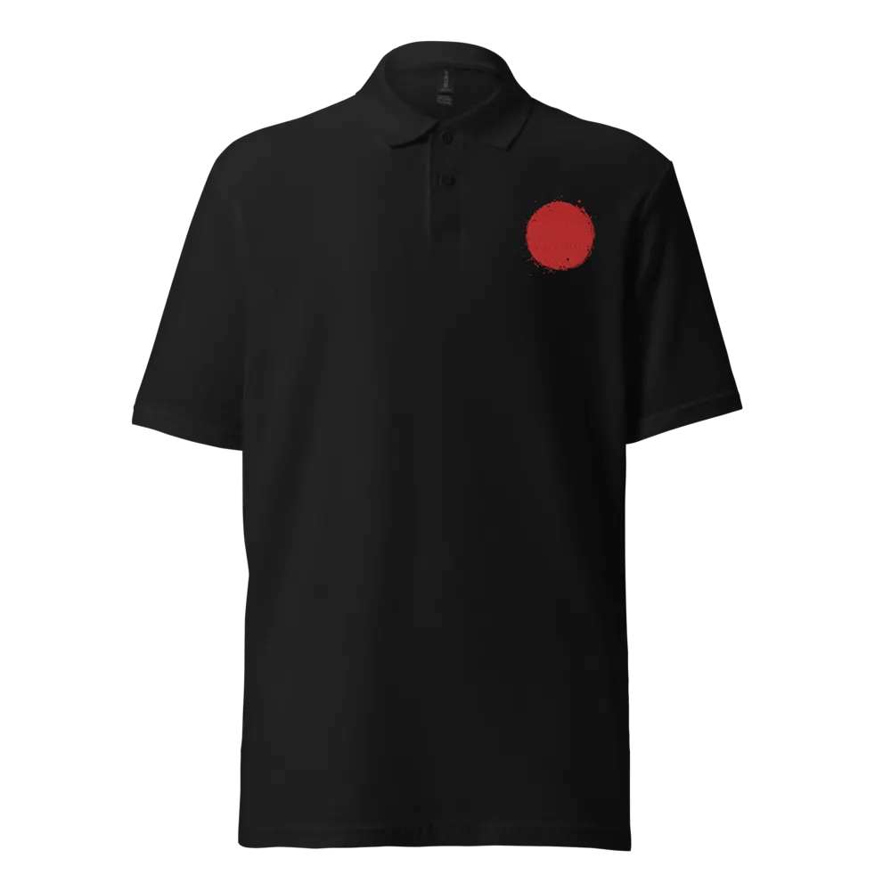 Organic Red Circle Polo Shirt product image (1)