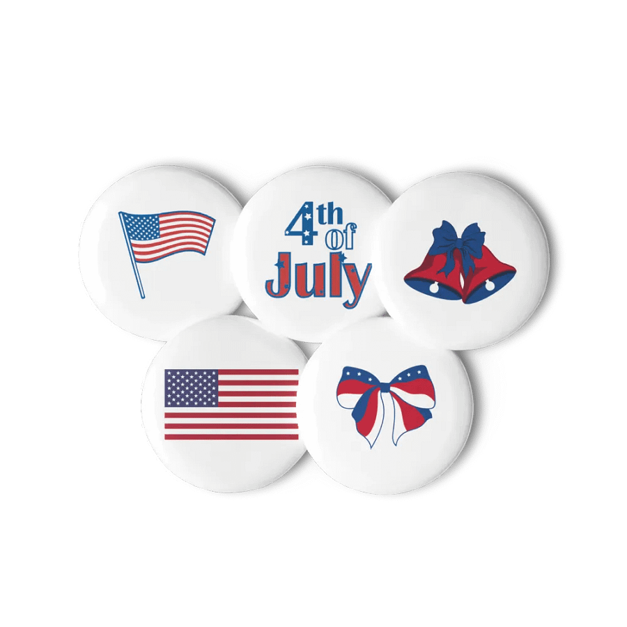 Patriotic Pin Button Set product image (11)