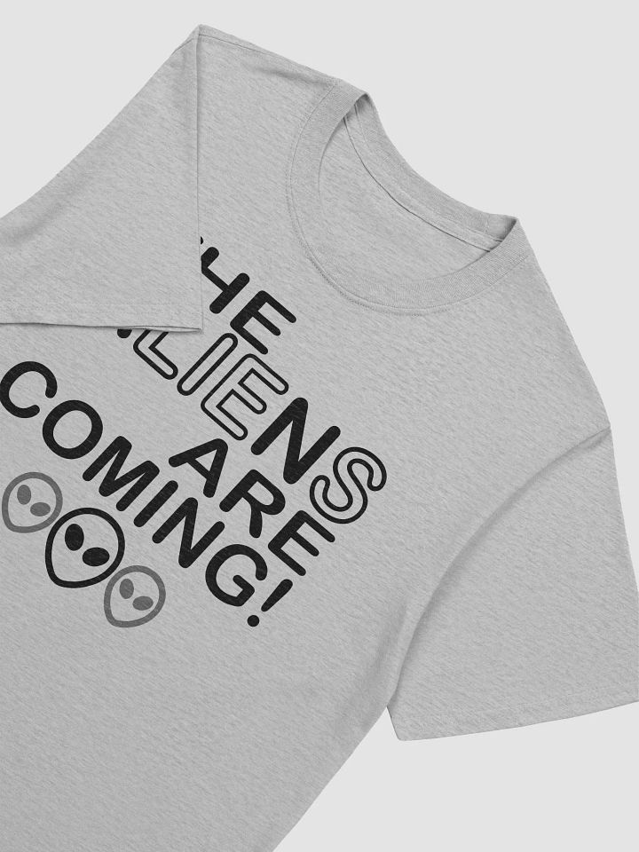 The Aliens Are Coming! - Black - Gildan Unisex Softstyle T-Shirt product image (1)