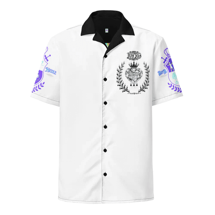 White Tee Button up product image (2)