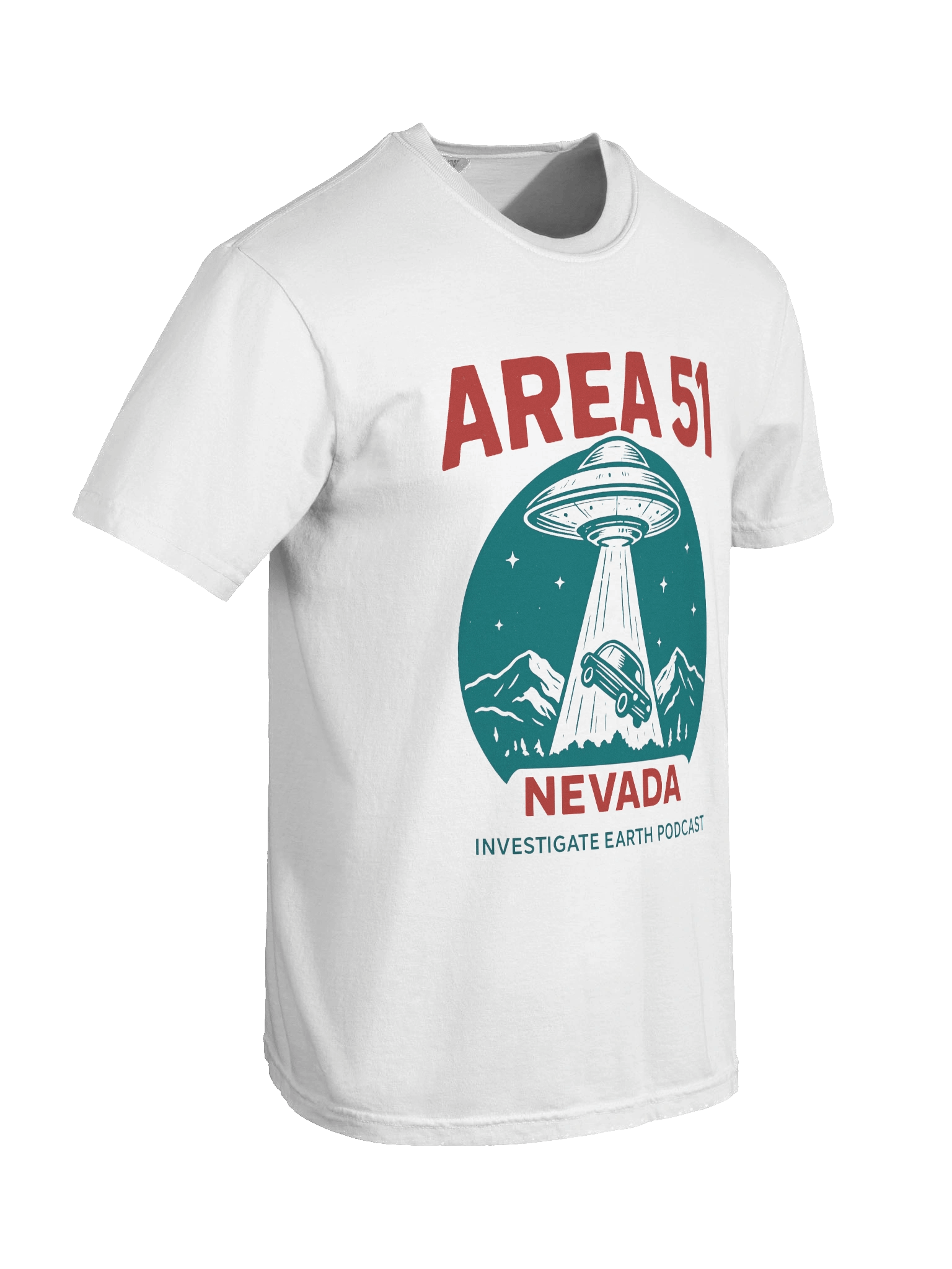 Limited Premium Area 51 UFO Abduction Comfort ColorsTee product image (2)