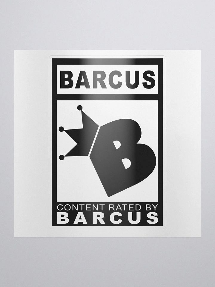 ESRB Barcus Sticker product image (1)