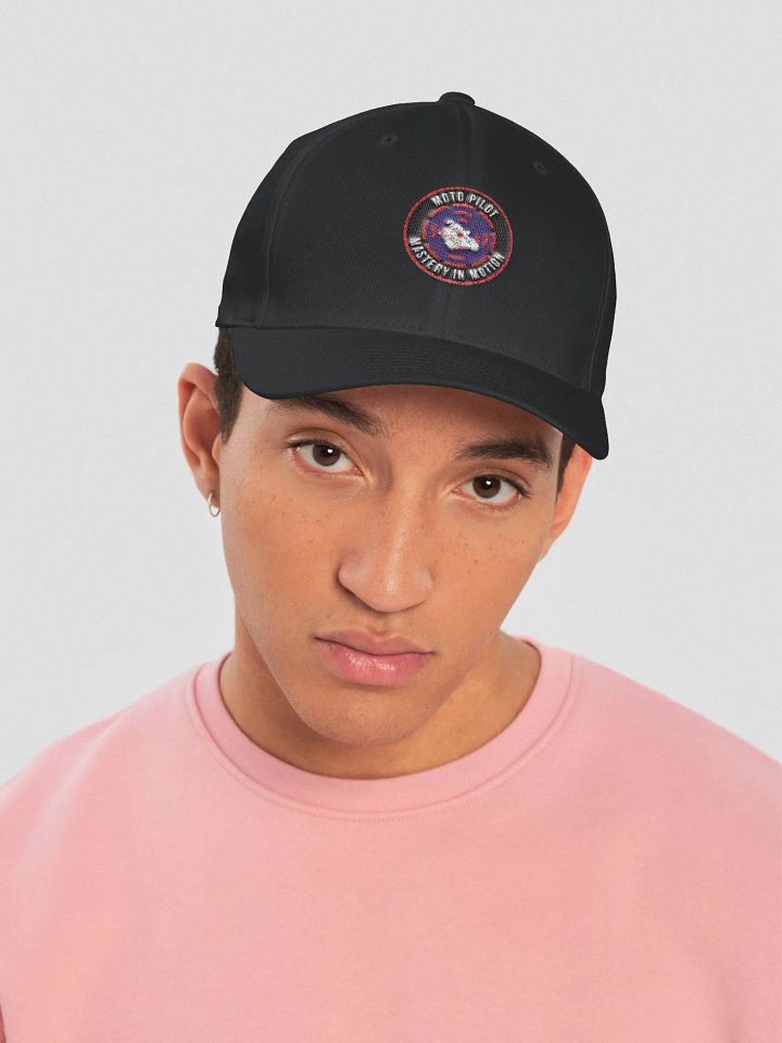 MotoPilot Hat with Red Patch product image (1)