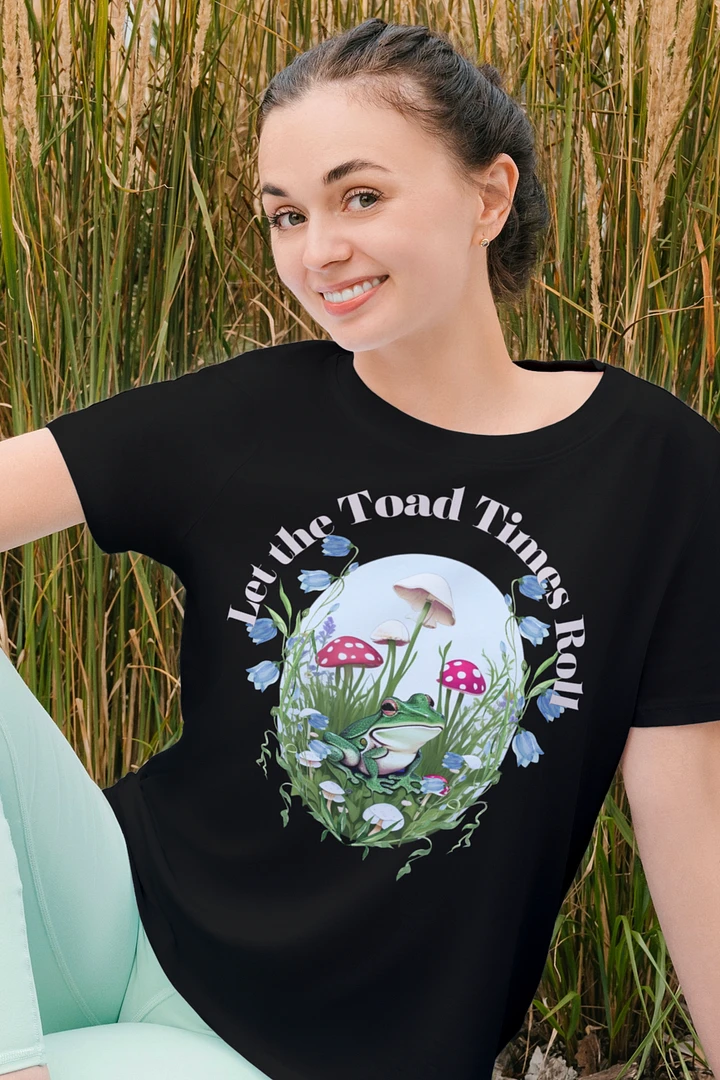 Cottagecore Frog Mushrooms Let the Toad Times Roll T-Shirt product image (1)