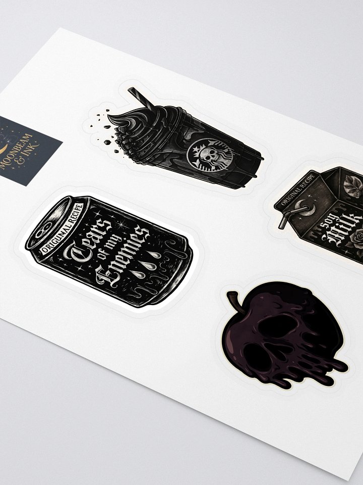 Gothic Food & Drink Parody Sticker Sheet product image (2)