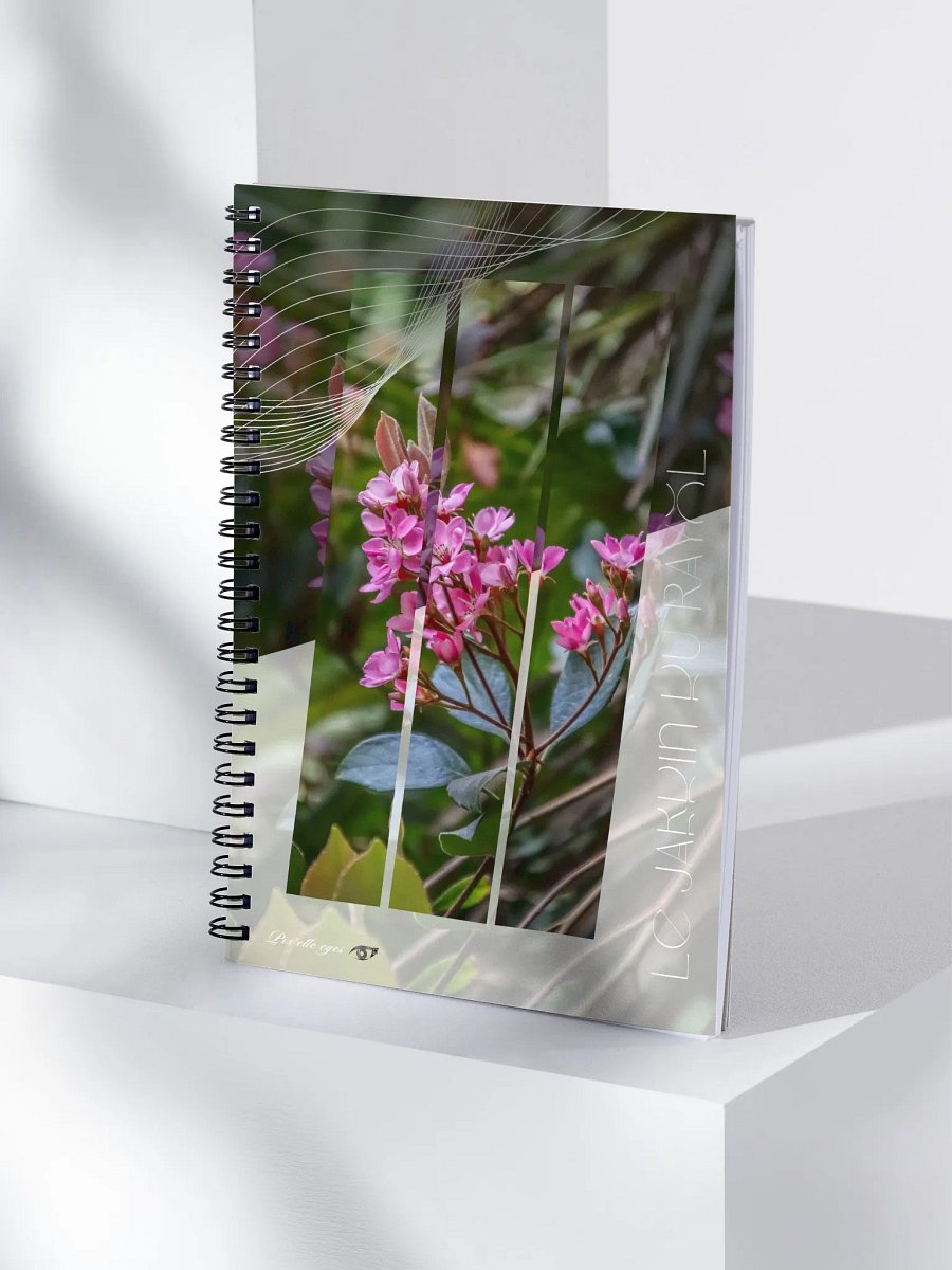 GeoGraphik Notebook – Asian Blossoms – Jardin du Rayol – A5 Format product image (4)