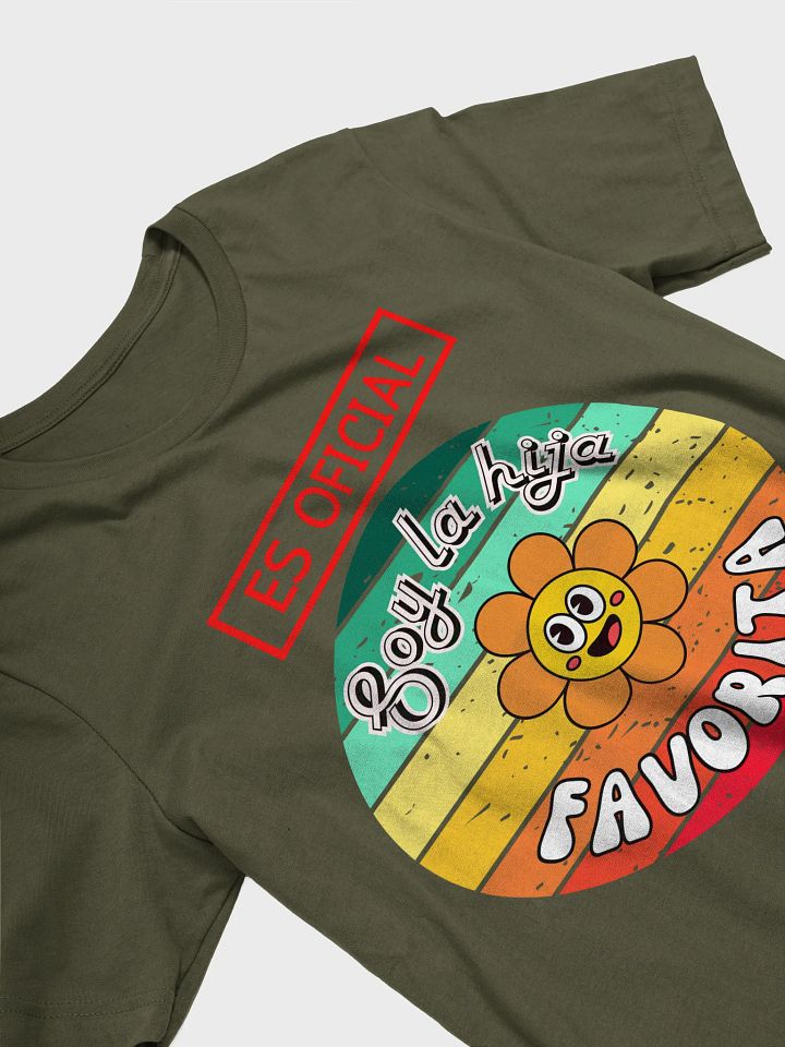 Retro Daughter t-shirt Es oficial soy la hija favorita product image (32)