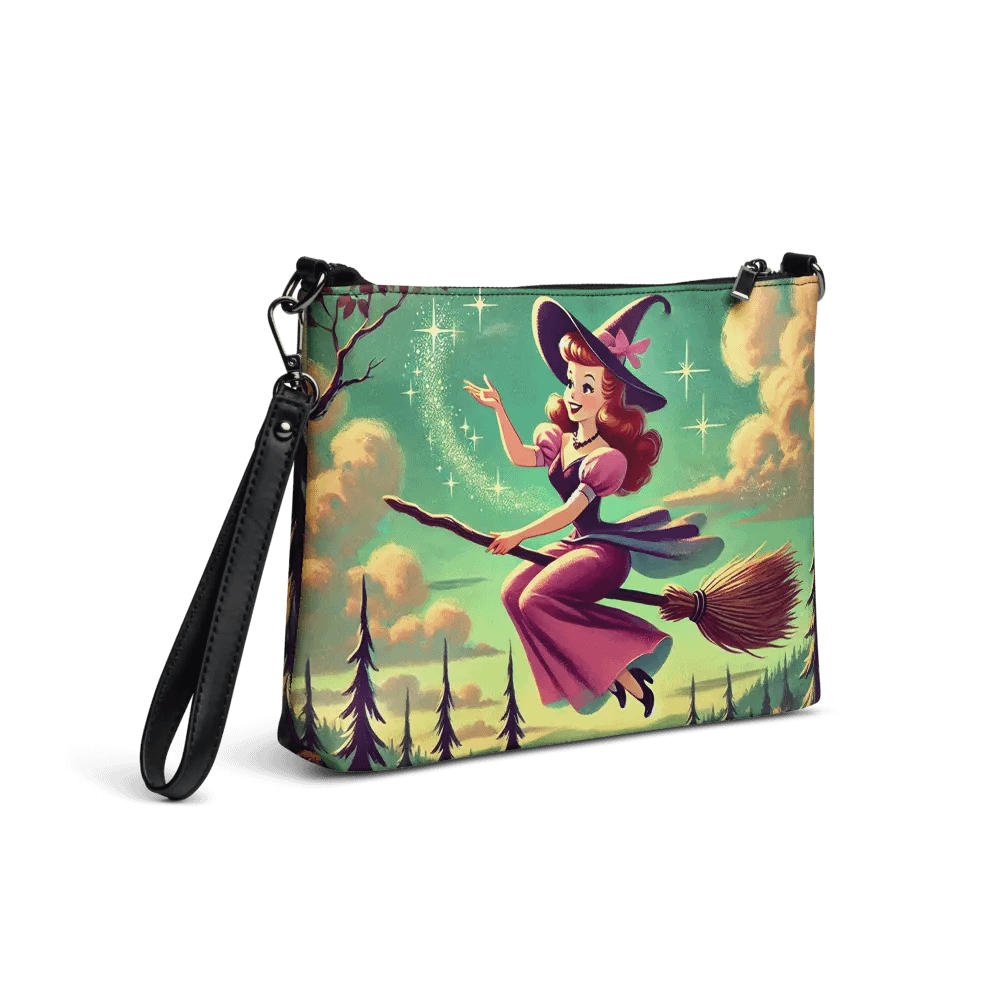 Enchanting Witch Halloween All-Over Print Crossbody Bag product image (4)