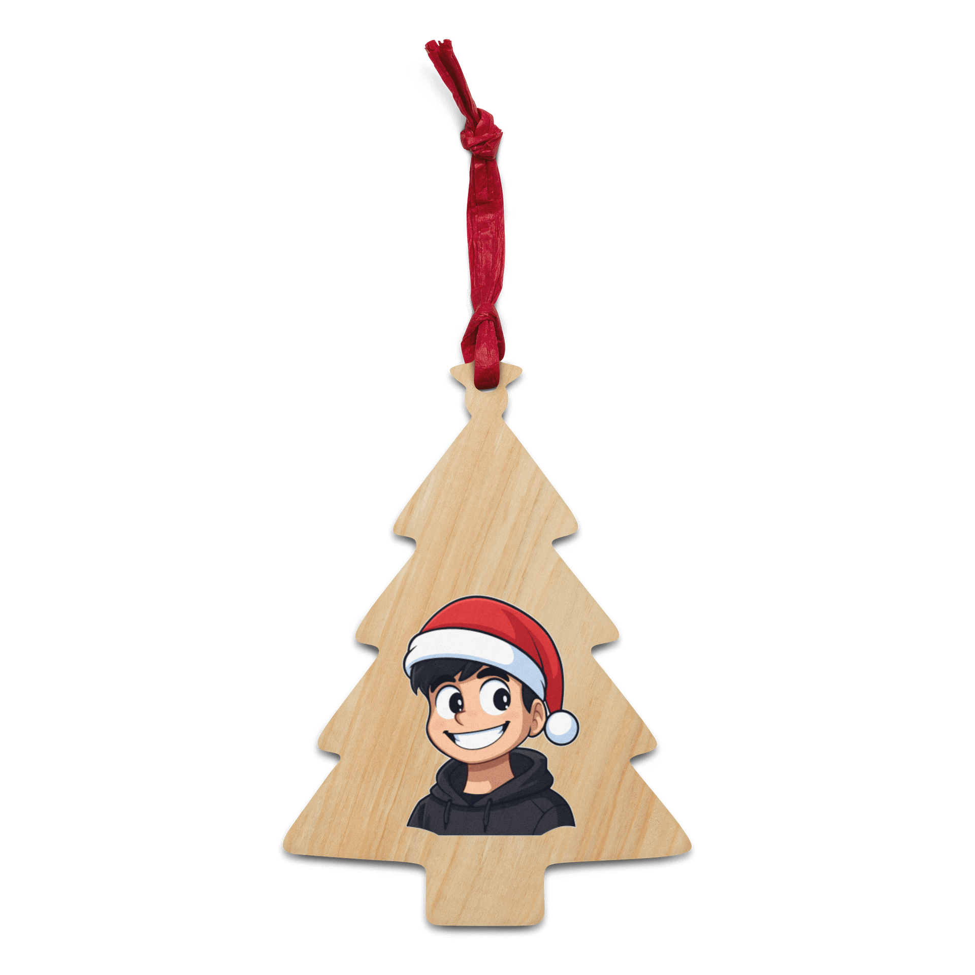 BobTV Santa Hat Wooden Ornaments product image (3)