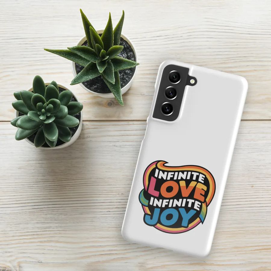 Infinite Love Infinite Joy Snap Case for Samsung (White) product image (5)