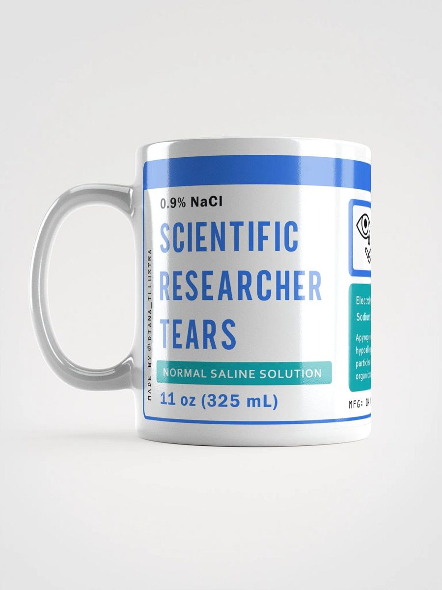 "Scientific researcher tears" Ceramic mug product image (1)
