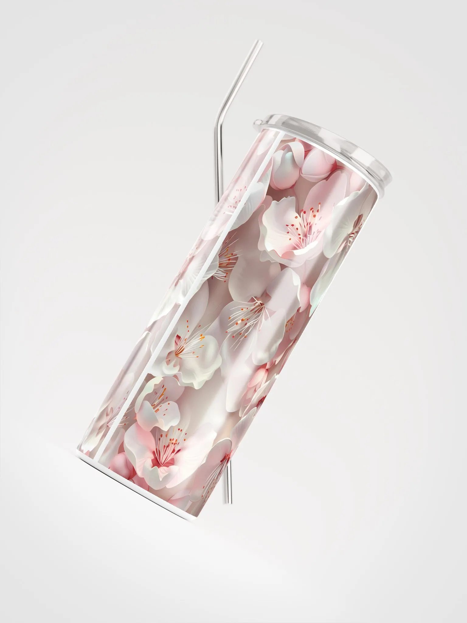 Sakura Serenity With Cherry Blossom Design Stainless Steel Tumbler product image (7)