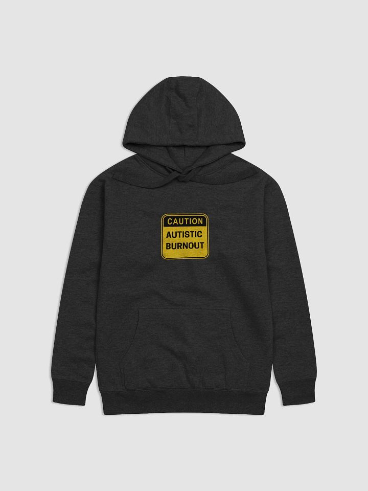 CAUTION: ASD BURNOUT printed heavyweight hoodie product image (2)